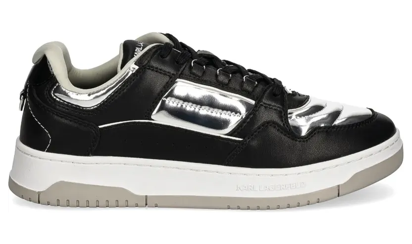 Karl Lagerfeld Krew Metallic-Sneakers “Black” (KL53023)