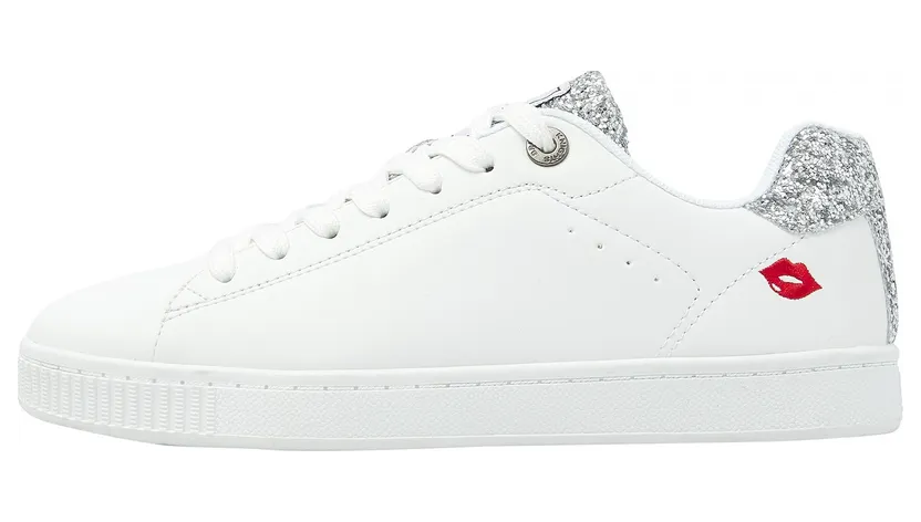 british knights sneaker Rood / Zilver / Wit (B56-3608-03)