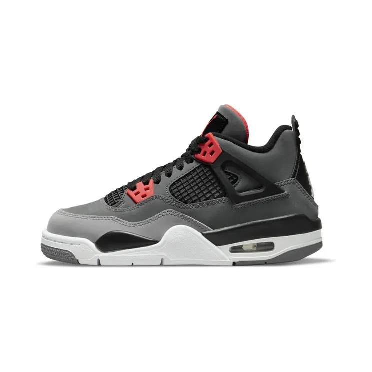 Jordan 4 Retro Infrared (GS) “Dark Grey / Black / Cement Grey / Infrared 23” (408452-061)