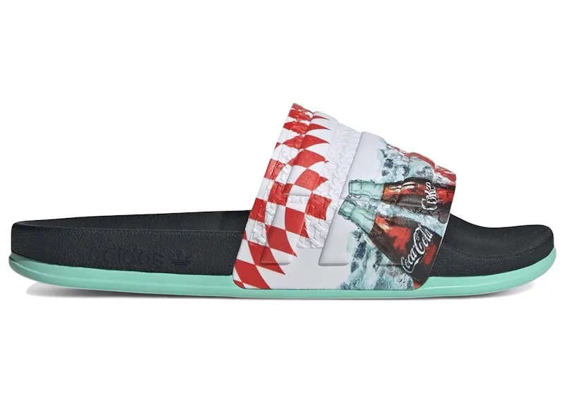 adidas Adilette CF Slides Coca-Cola Black White (KH6903)