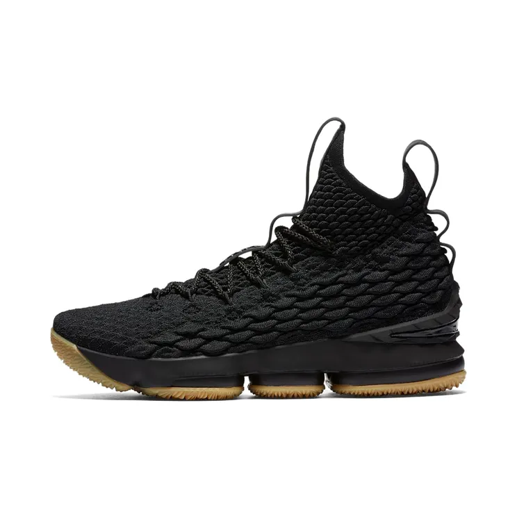 Nike LeBron 15 “Black / Gum Light Brown” (897648-001)