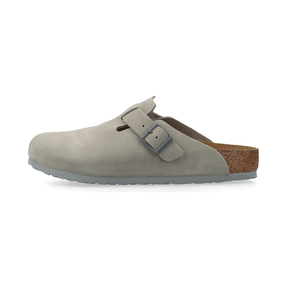 Birkenstock Boston Suede Leather (stone coin) – 1027688