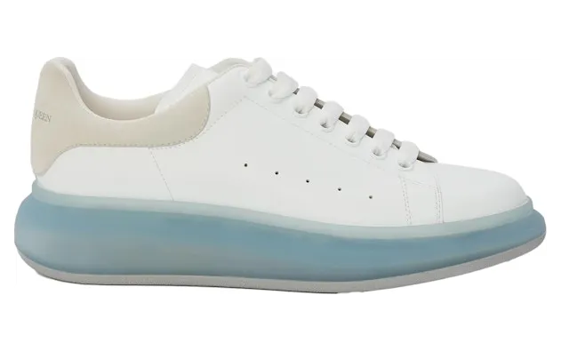 Alexander McQueen Oversized White Blue Sole (667828WIAFA9430)