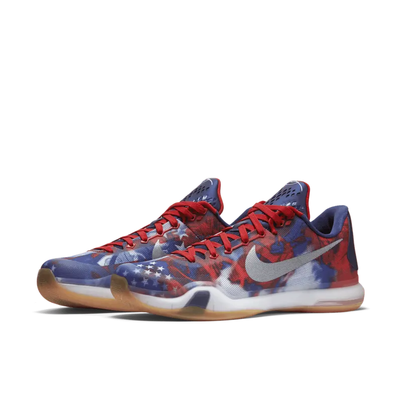 Nike Kobe 10 Independence Day University Red/Photo Blue-Reflect Silver (705317-604)