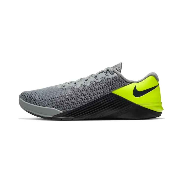 Nike Metcon 5 “Particle Grey / Barely Volt / Black / Dark Smoke Grey” (AQ1189-017)