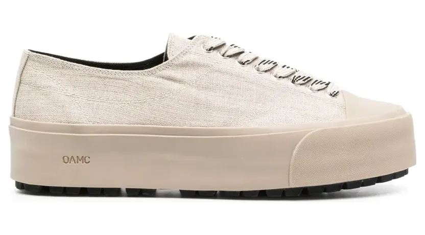 OAMC Sneakers met geribbelde zool – Beige (23E28OAS08TOMOA007)