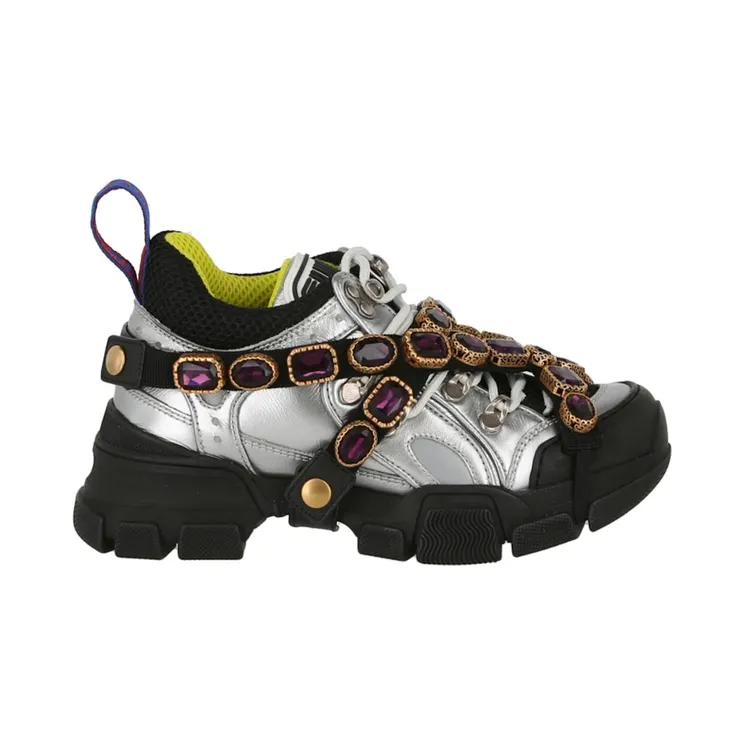 Gucci Flashtrek Chunky Leather Sneakers Multi (537133 DORA0 8188)
