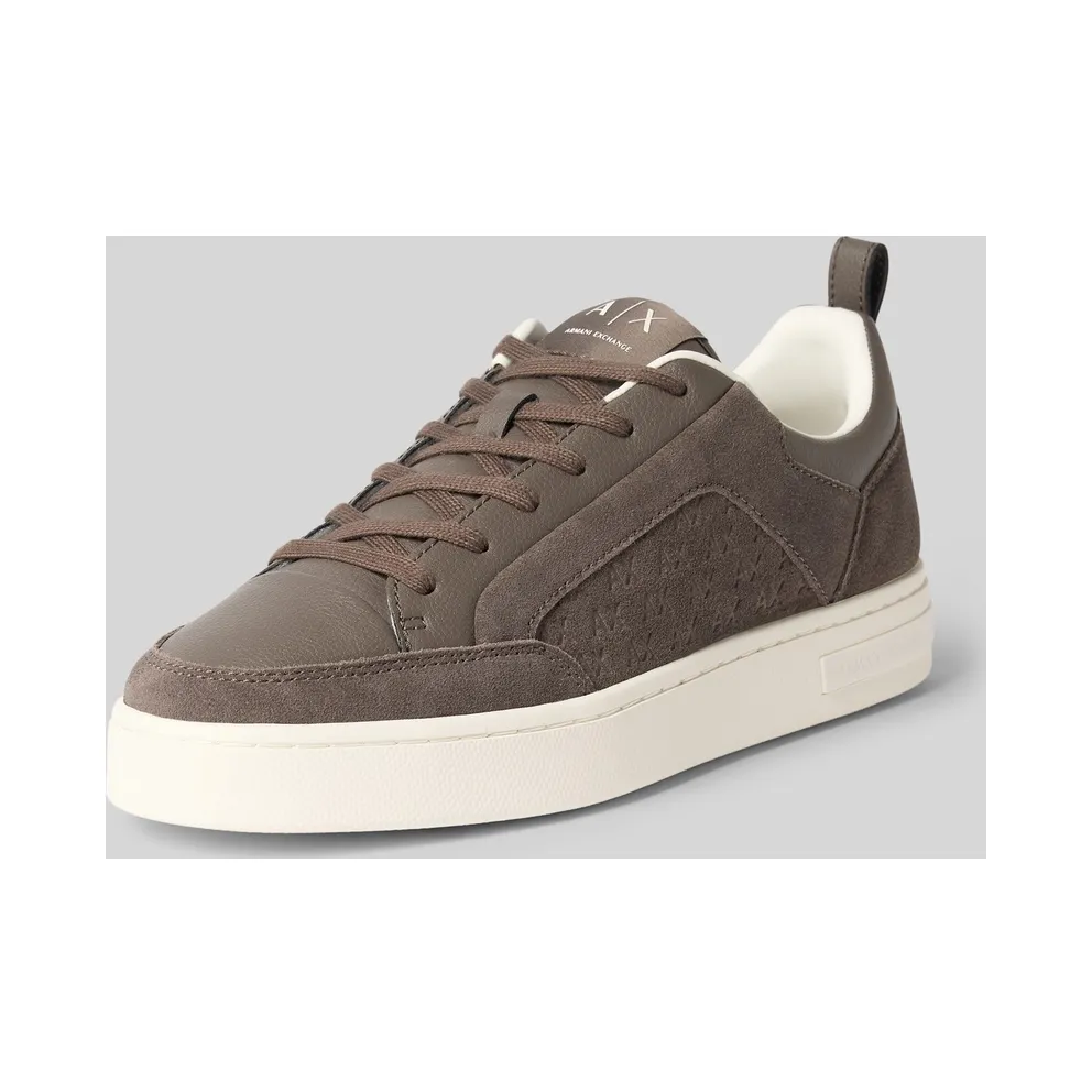 Armani Exchange monogram-print panelled – Bruin (XM003388AF27475)