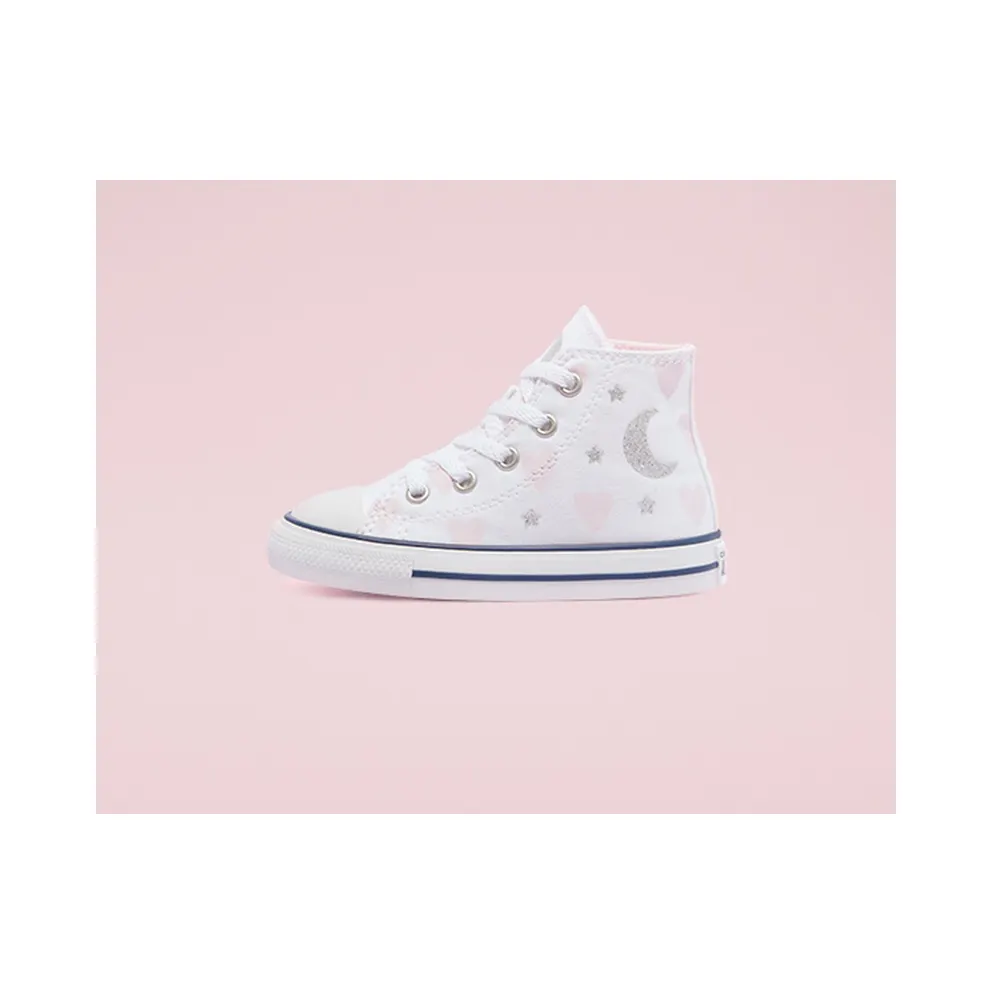 Converse My Wish Chuck Taylor All Star High Top White/pink/silver (771093C)