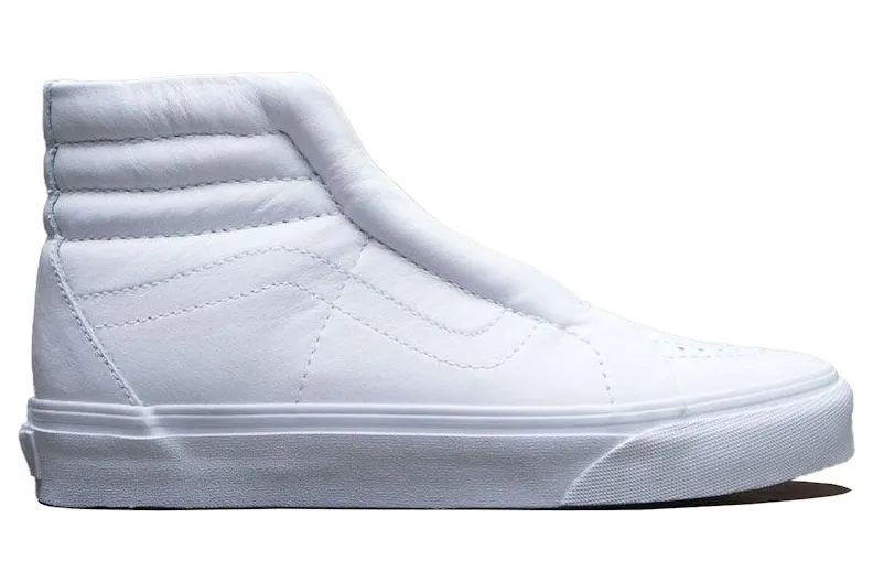 Vans Sk8-Hi Reissue Laceless Leather White (VN0DPNL3H)