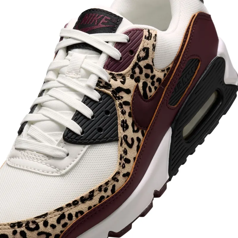Nike Air Max 90 “Leopard – Burgundy” (IF1619-102)