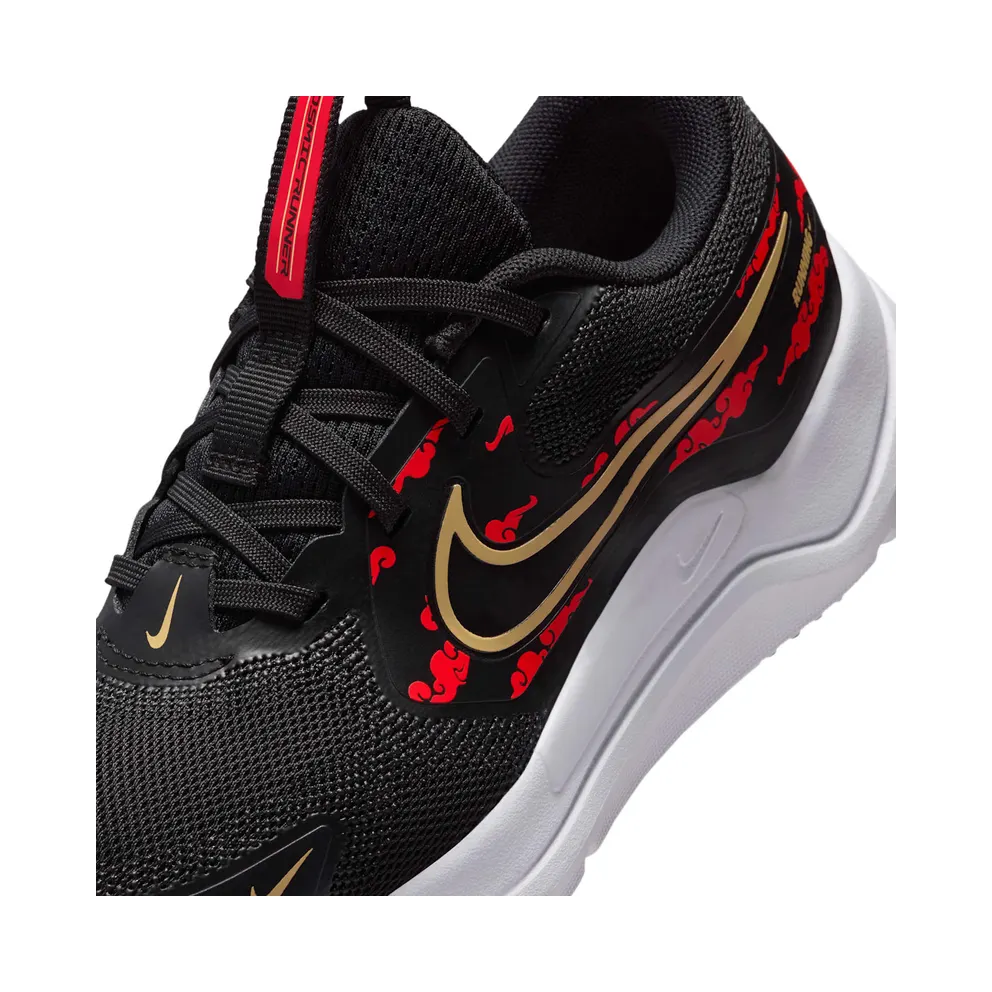 Nike Cosmic Runner Black Red Metallic Gold (IQ1264-001)