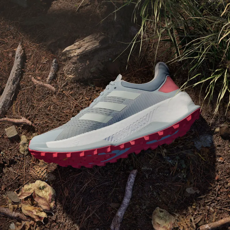 Adidas Terrex Soulstride Ultra Trail Running Magic Grey / Linen Green / Pure Ruby (IH3794)