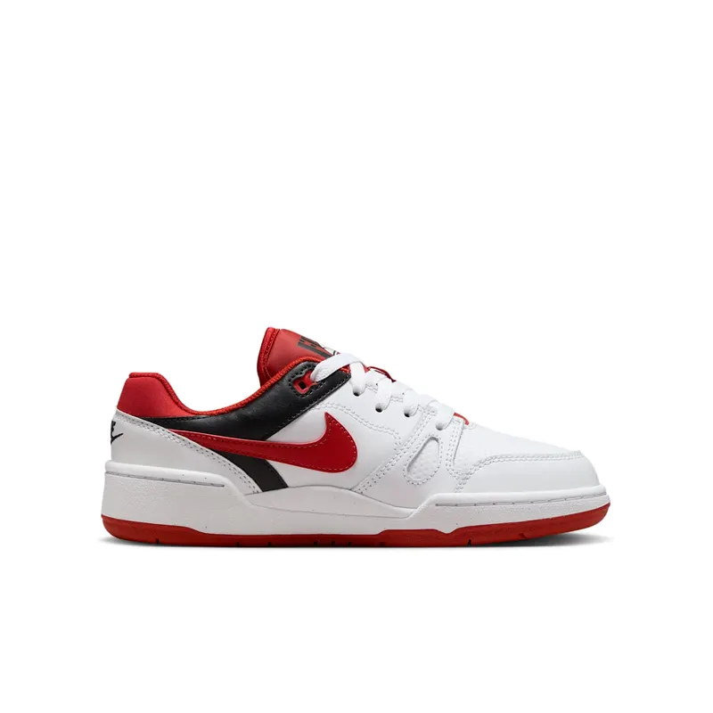 Nike Full Force Low White Black Team Orange Mystic Red (FV5929-100)
