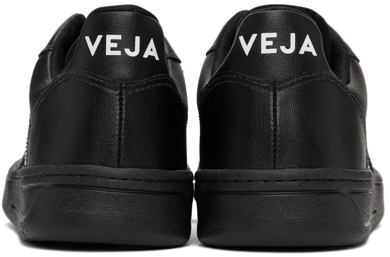 Veja Black Faux-Leather V-10 Sneakers (VX0702562)
