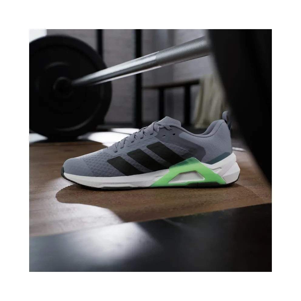 Adidas Dropset Control Training Shoes Grey / Core Black / Lime Burst (JS3119)