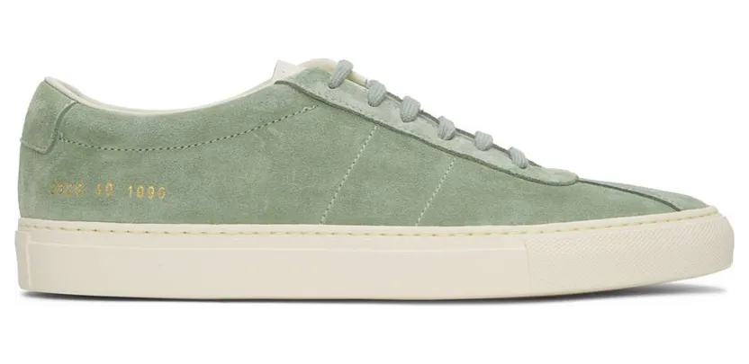 Common Projects Grey Suede Summer Edition Low Sneakers (ARTICLE 2328)