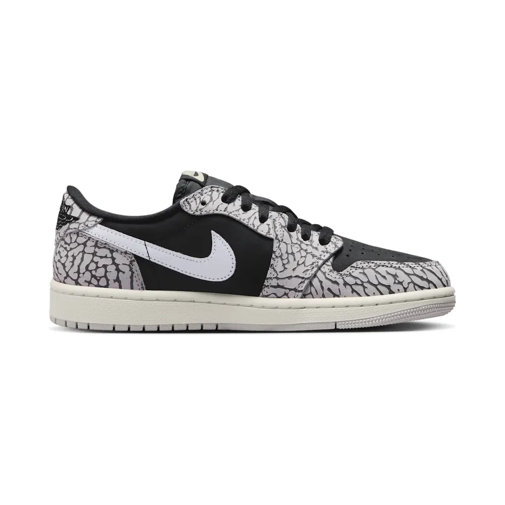 Jordan Air Jordan 1 Low “Black/Grey/White” (CZ0775-001)