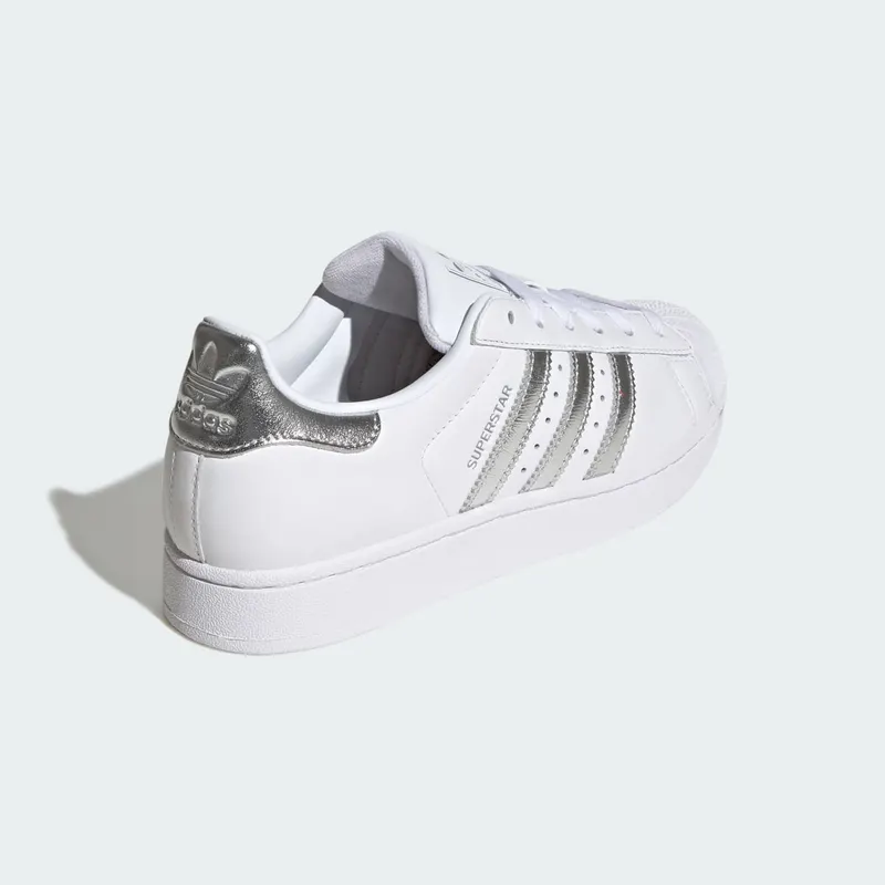 Adidas SUPERSTAR II Shoes Cloud White / Silver Metallic / Silver Metallic (LA7738)
