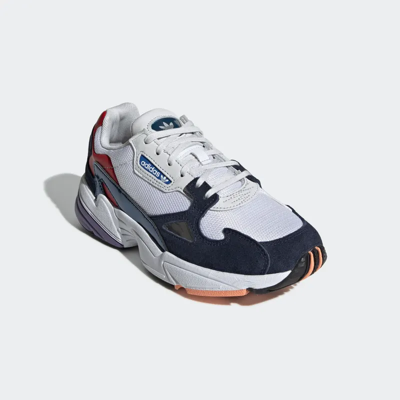adidas Falcon Crystal White Collegiate Navy (W) Crystal White/Crystal White/Collegiate Navy (CG6246)