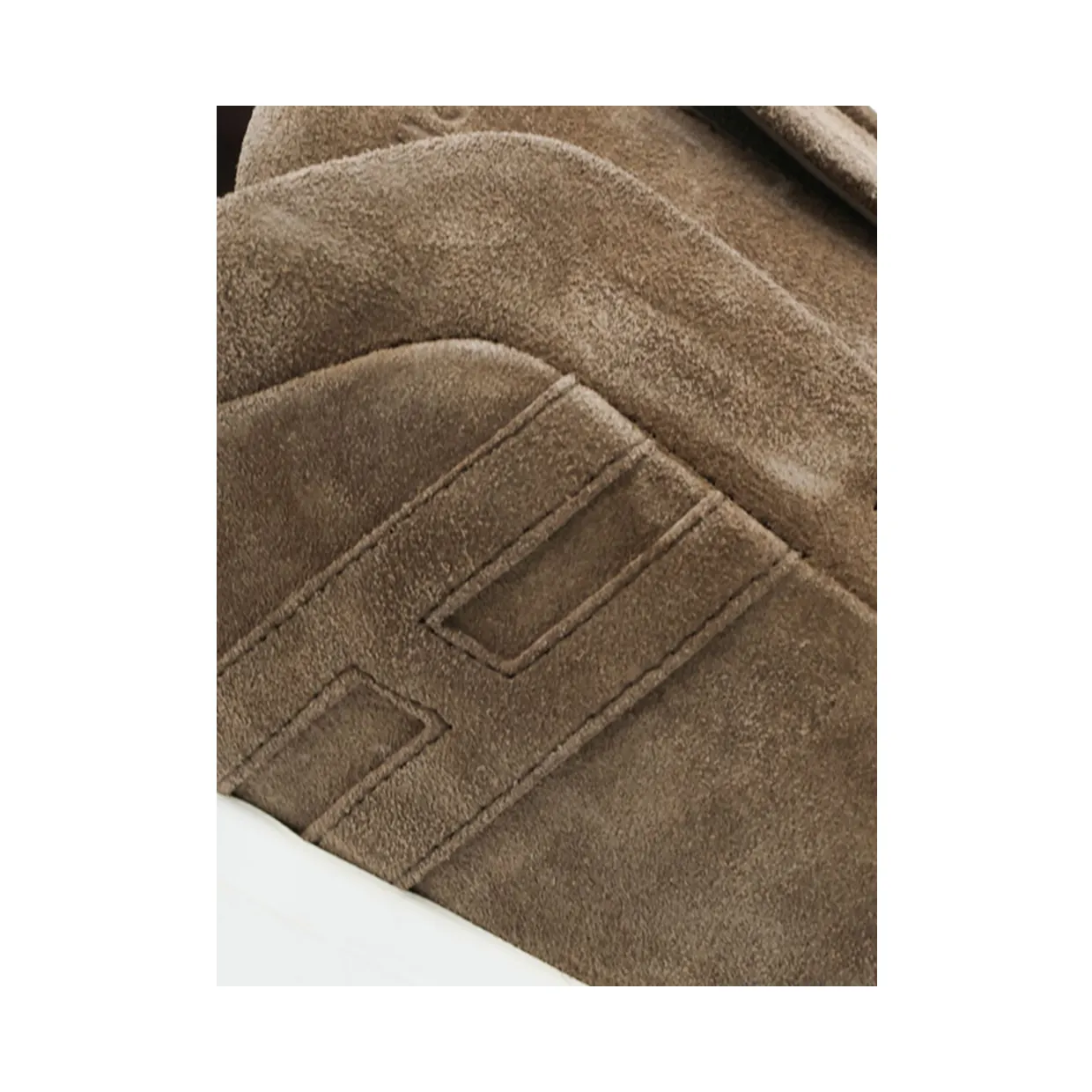 Hogan H580 Suede Slip-On Sneakers with Chunky Sole Camel (HXM5800BE00HG0S408) (3)