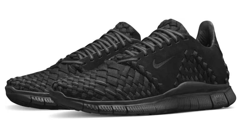 Nike Free Inneva Woven 2 Triple Black Suede