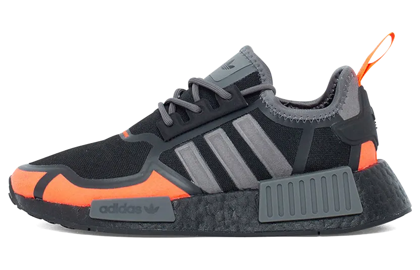 Adidas NMD R1 GS “Black Solar Red” (GV7350)