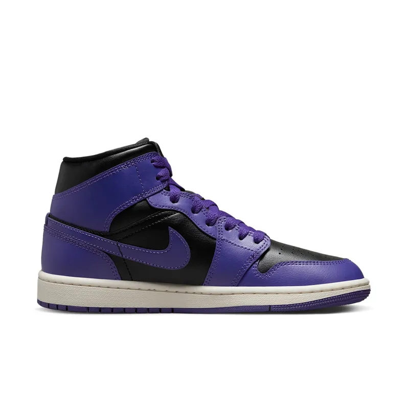 Jordan 1 MID “Black/Purple” (BQ6472-051)