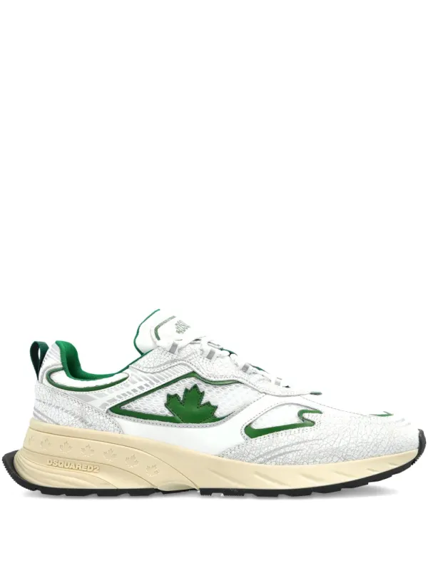 DSQUARED2 Sprinter mit Blattmuster – White (SNM044443108445)