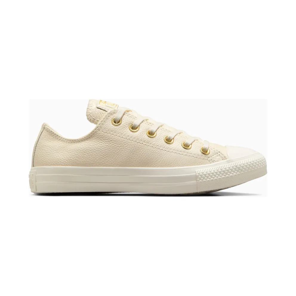 Converse Chuck Taylor All Star Mono Leather Egret/Egret/Gold (A13814C)