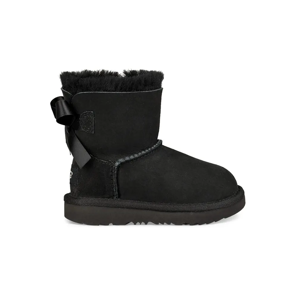 UGG Mini Bailey Bow II Boot Black (1017397T-BLK)