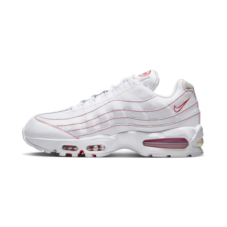 Nike Air Max 95 OG Big Bubble “White / University Red / Wolf Grey” (IB7936-100)