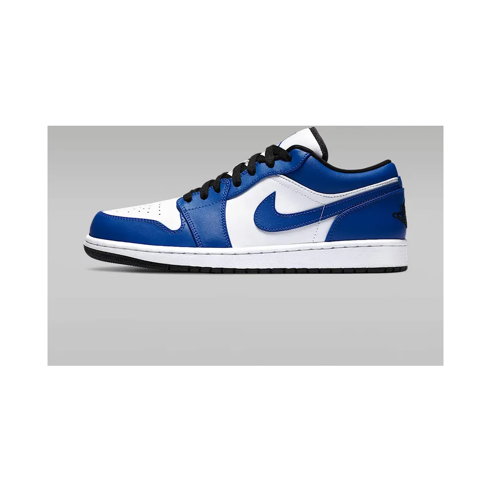 Jordan 1 Low Game Royal White/Game Royal-Black (553558-124)
