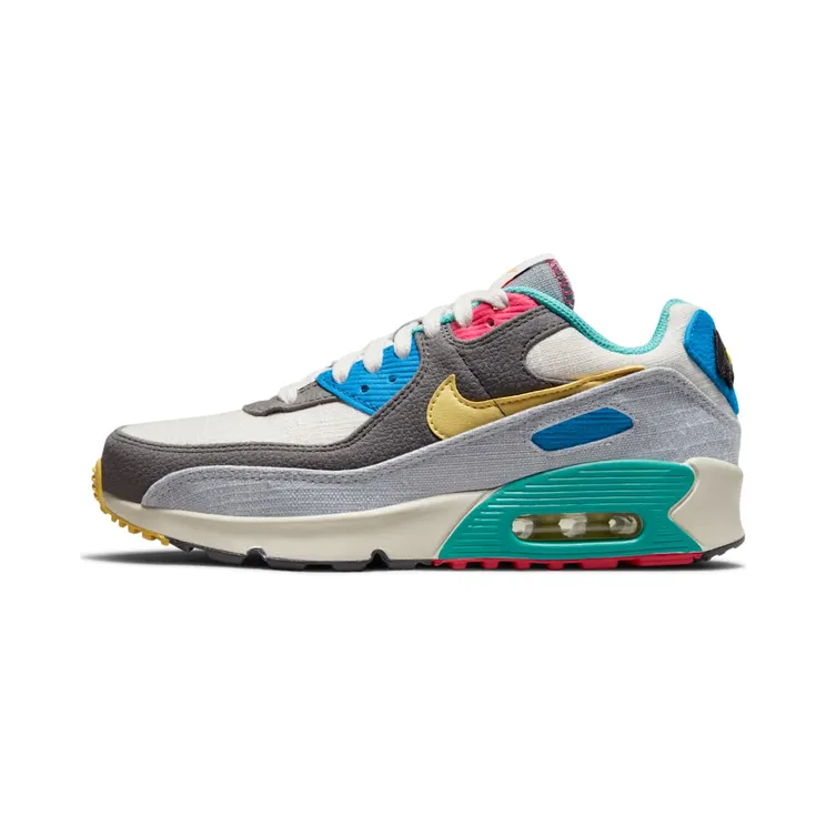 Nike Air Max 90 GS Multi “Phantom / Iron Grey / Rush Pink / Celery” (DN4415-001)