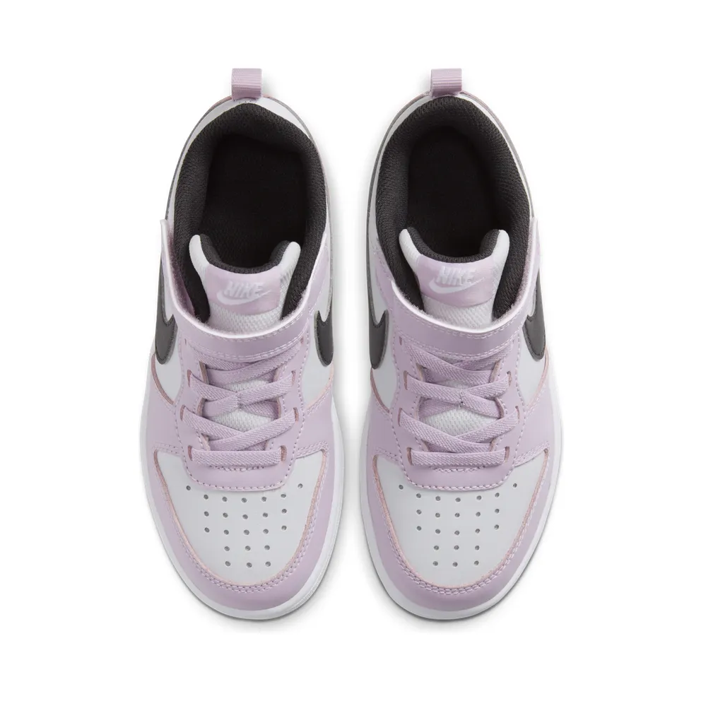 Nike Court Borough Low 2 Grey “Photon Dust / Iced Lilac / White / Off-Noir” (BQ5451-005)