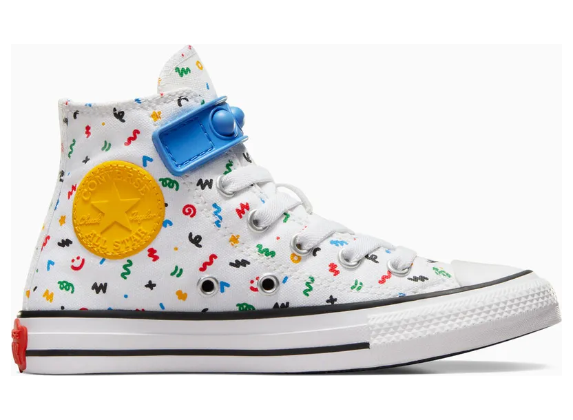 Converse Chuck Taylor All Star Easy On Doodles Wit/blue Slushy/wit (A06316C)