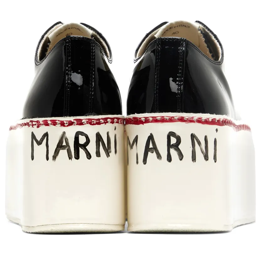 Marni Black Gooey Platform Sneakers (SNZU013008 P4347) (2)