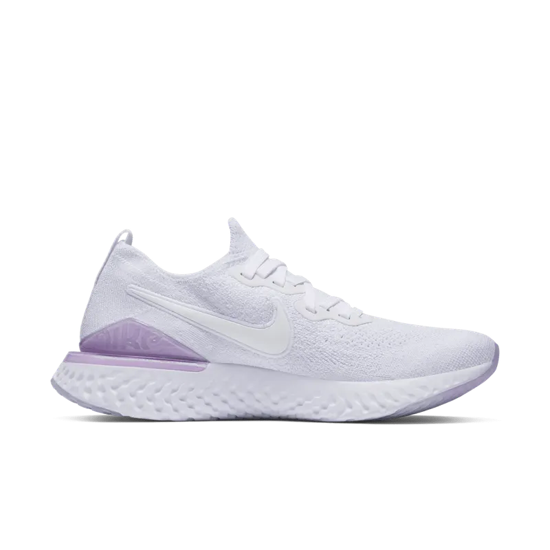 Nike Epic React Flyknit 2 White Pink Foam (W) White/White-Pink Foam (BQ8927-101)