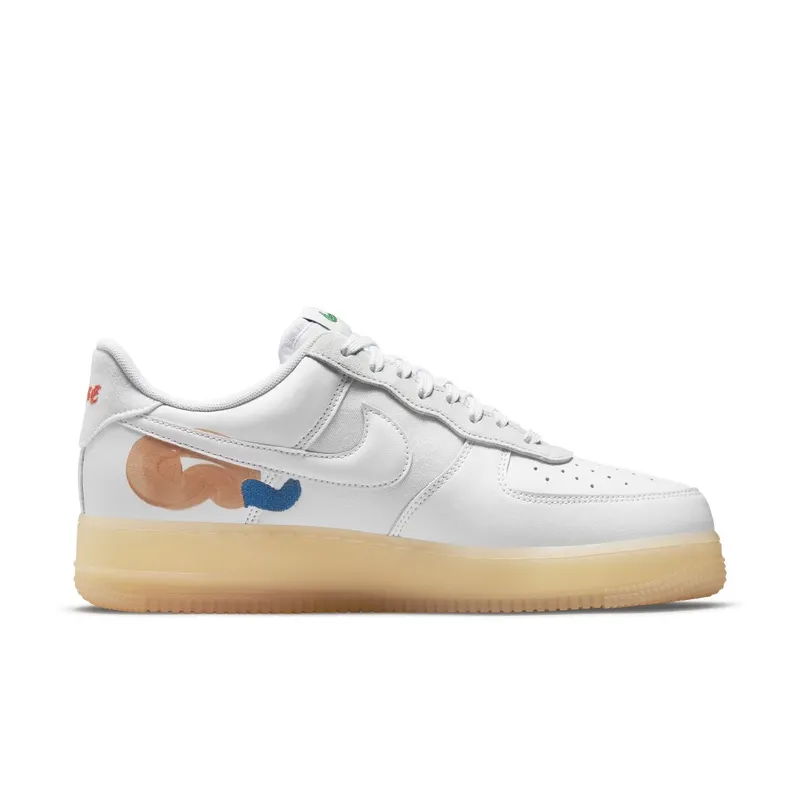 Nike x Mayumi Yamase Air Force 1 FlyLeather (2021) – “White / White / Light Gum” (DB3598-100)