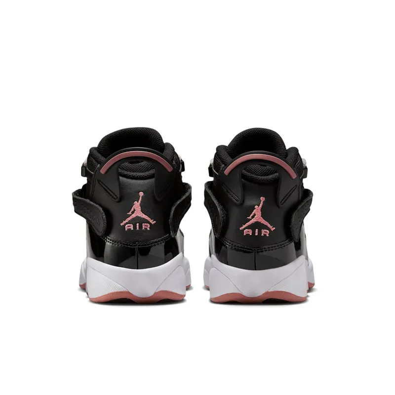 Jordan 6 Rings Black White Anthracite Rust Pink (323419-068)