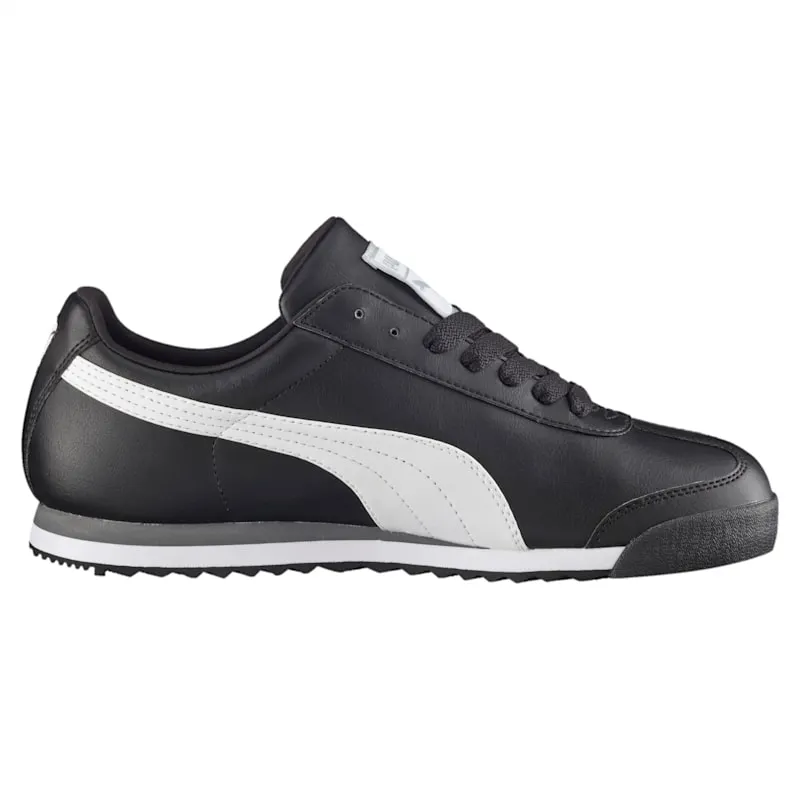 Puma Roma Basic GS “Black White Silver” (354259-01)