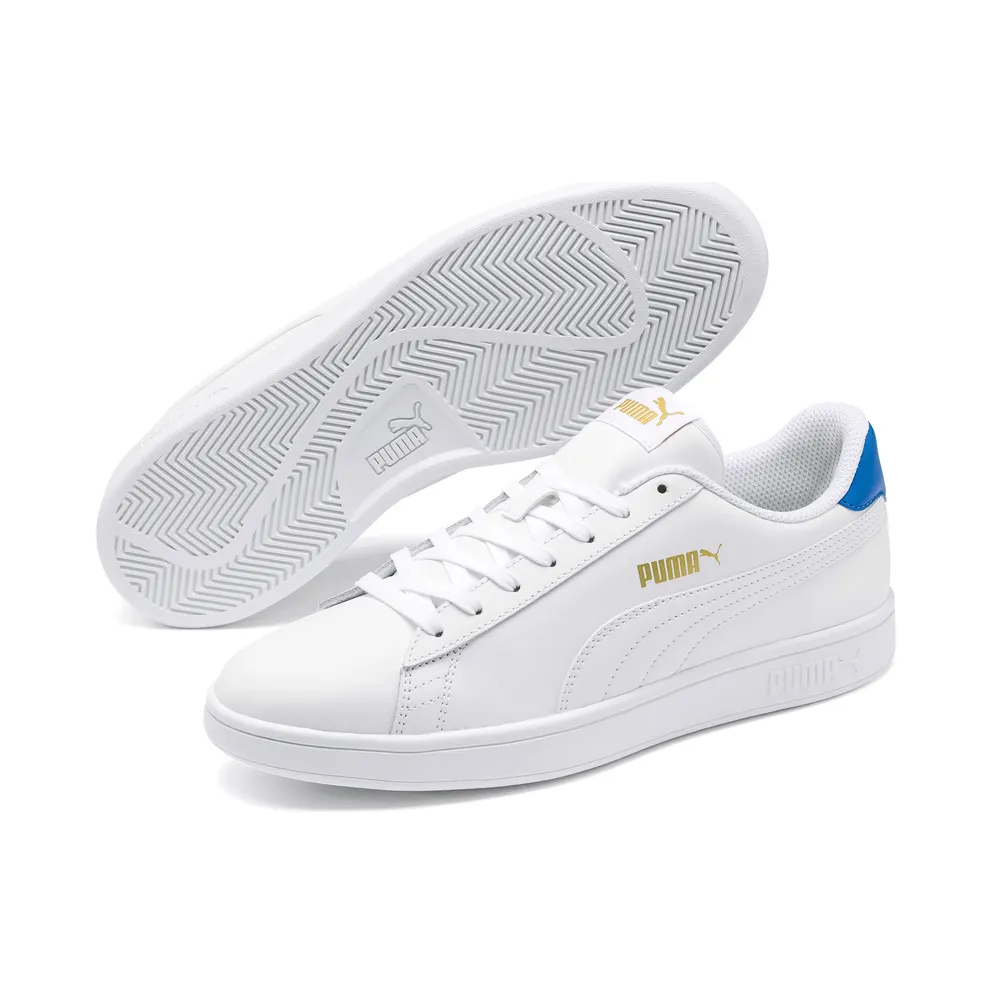 Puma Smash v2 leren Gold/Blue/White (36521518)