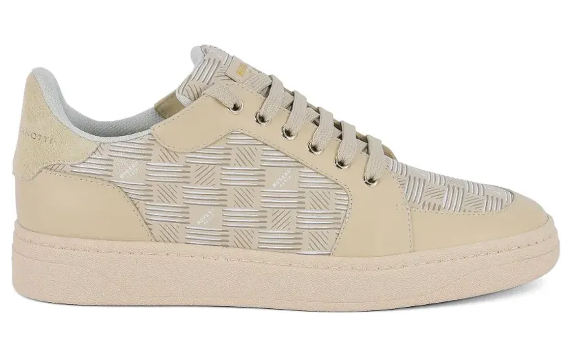 Giuseppe Zanotti GZ Biarritz sneakers met monogramprint – Beige (RMMO604004)