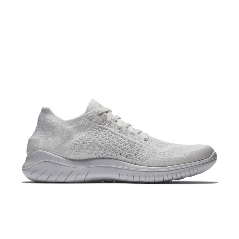 Nike Free RN Flyknit 2018 Triple White White/White (942838-103)