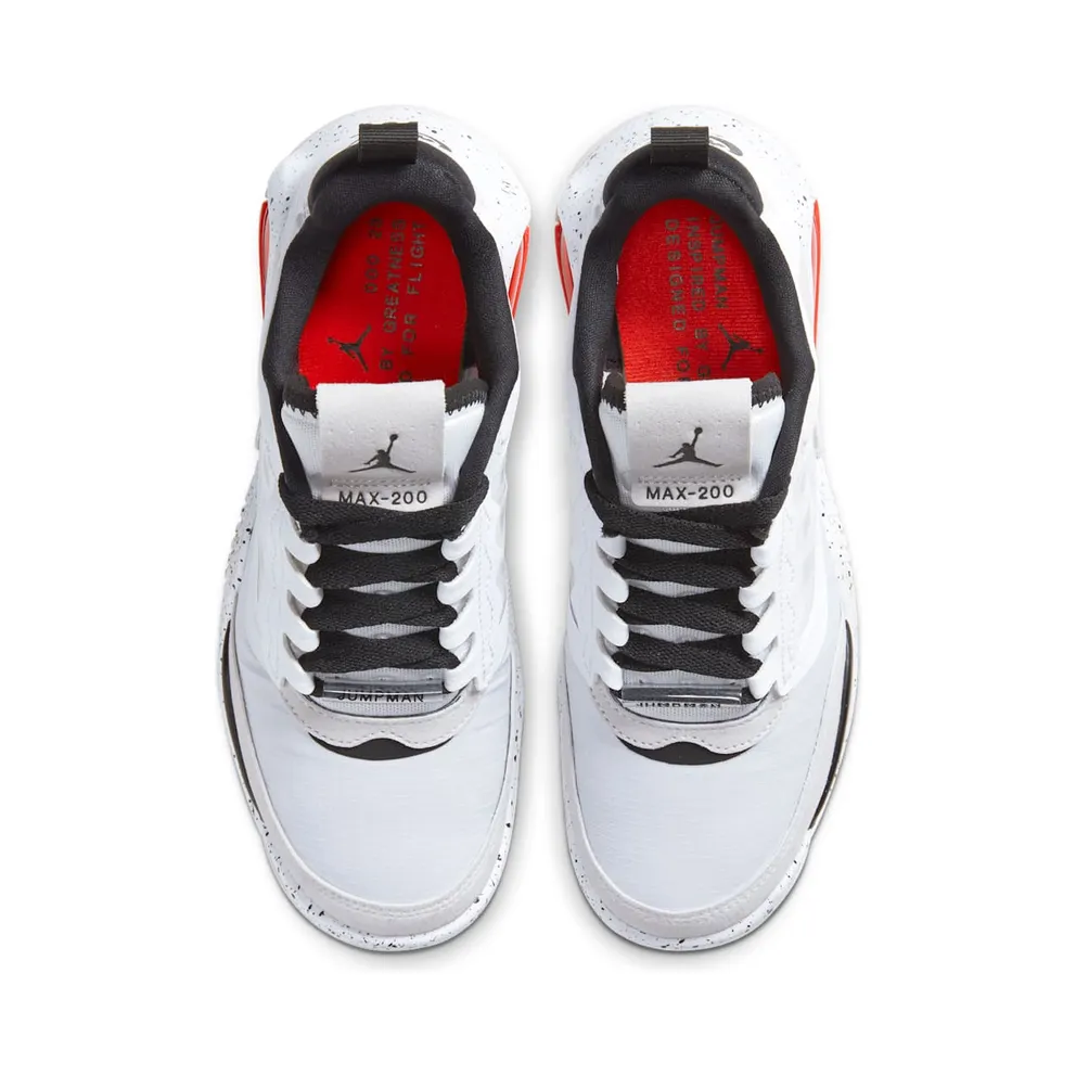 Jordan Air Max 200 White Challenge Red Black (GS) White/Challenge Red-Vast Grey-Black (CD5161-100)