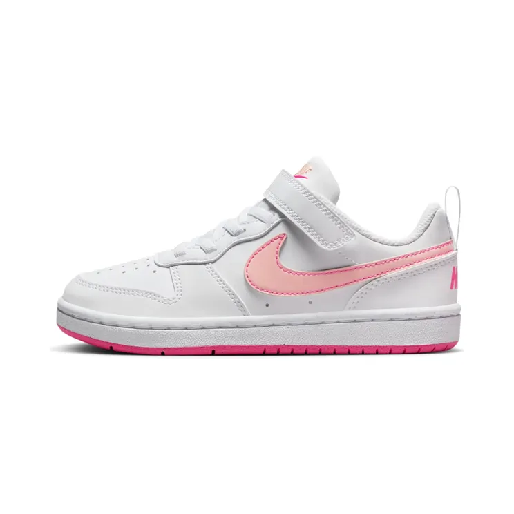 Nike Court Borough Low Recraft “White / Pinksicle / Arctic Orange” (DV5457-111)