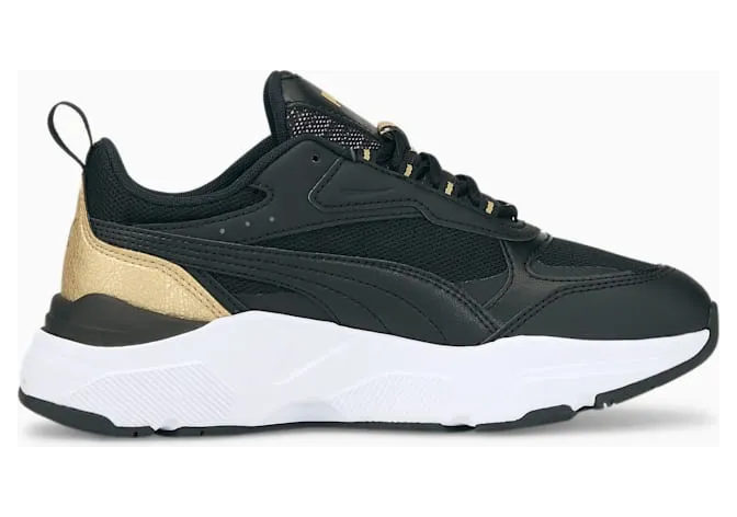 Puma Cassia Distressed Goud/Zwart (387645-01)
