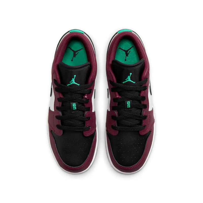Air Jordan 1 Low SE Dark Beetroot Roma Green (GS) (DM0589-635)