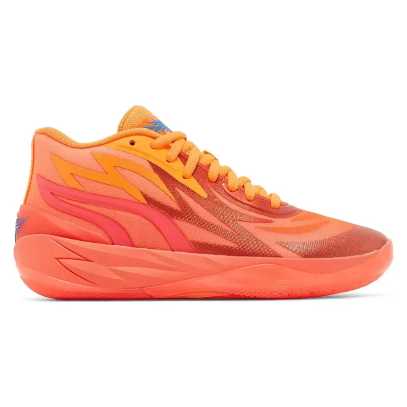 Puma MB.02 Basketball Shoes Red/Orange (376442-01)