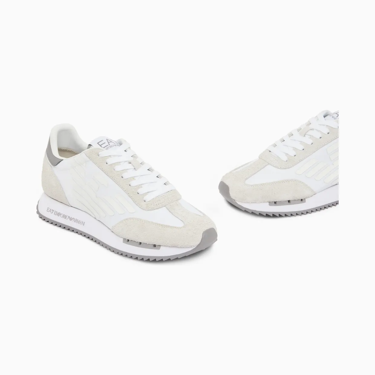 Armani Black And White In Nylon And Suede With Rubber Sole (7X000870-AF28085-M0433) (5)